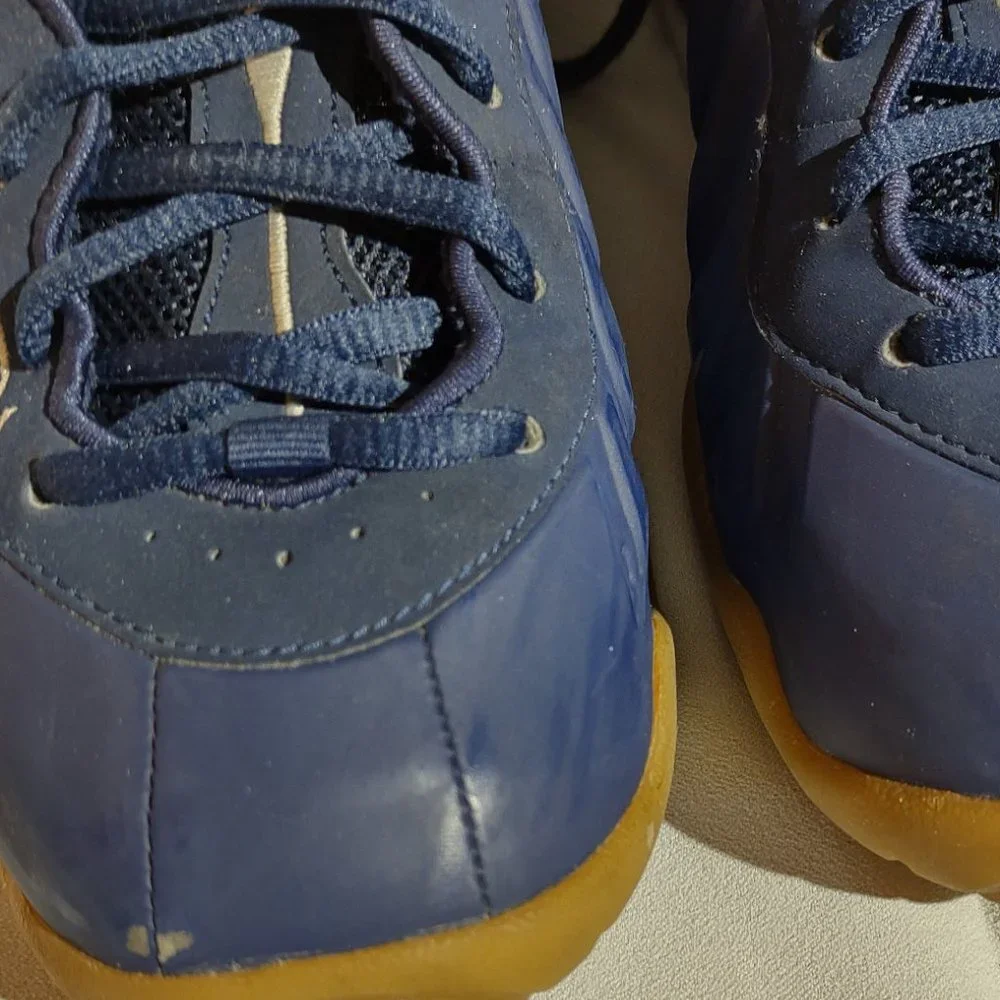 Nike Midnight Navy blue Air Foamposite One GS Size 6.5Y - Picture 5 of 5